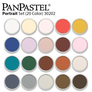 Набор сухой пастели PanPastel "Portrait" 20 цветов PP30203
