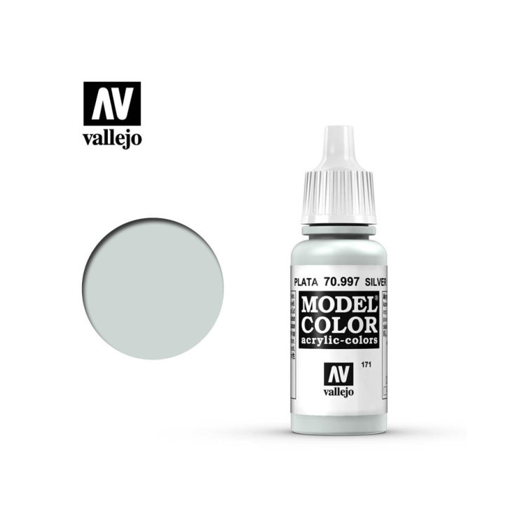 Краска для моделизма Vallejo "Model Color" 70.997 Silver