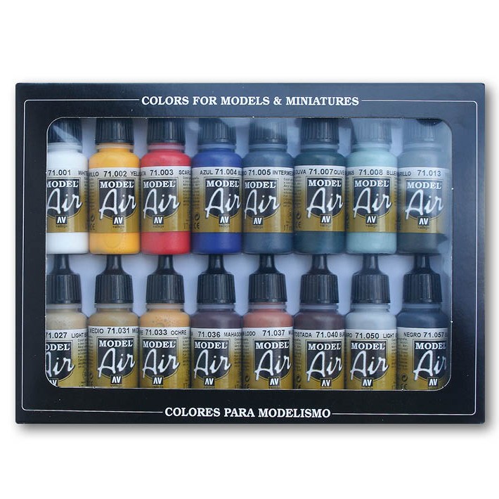 Набор 16 красок Model Air "Basic Colors" 71.178