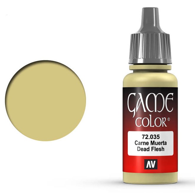 Краска акриловая для моделизма Vallejo "Game Color" 72.035 Dead Flesh