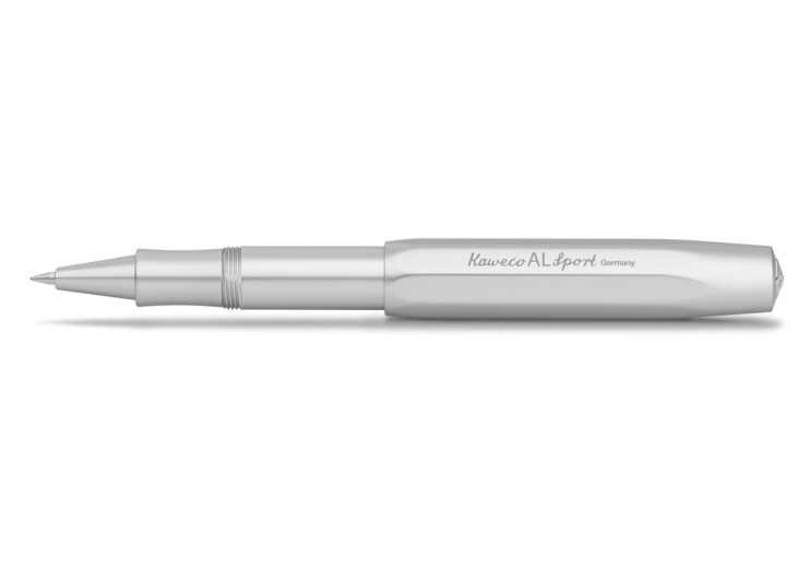 Ручка-роллер Kaweco "AL Sport" F (0,7мм), Silver + доп. стержень (10000716)