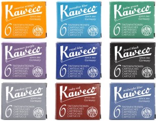 Картридж для перьевой ручки "KAWECO" фиолетовый, 6 штук (10000010)