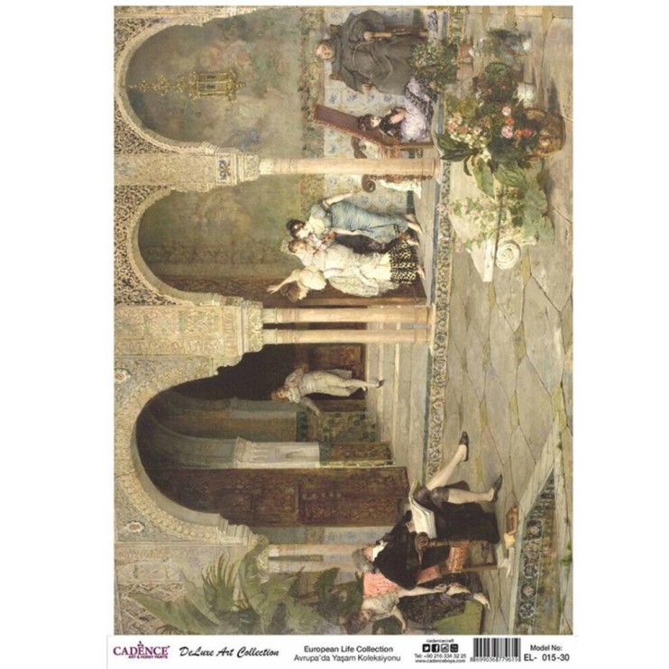 Рисовая карта 30х42см, EL015