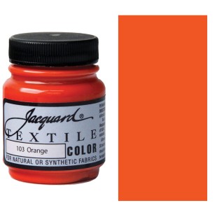 Краска по светлым тканям Jaсquard "Textile Colors" #103 оранжевая
