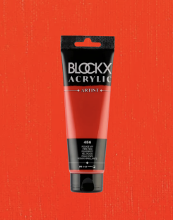 Акрил Blockx Artist №456 Fire red/ Ярко-красный, 250мл