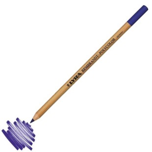 Карандаш цветной Lyra "REMBRANDT POLYCOLOR" 037 Blue Violet/ Синий Фиолетовый