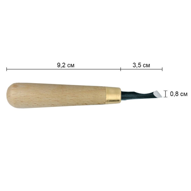 Резец ученический (без заточки) по линолеуму "RGM" №310W