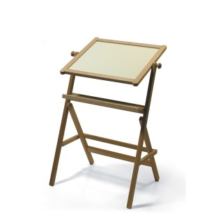 Мольберт школьный Cappelletto из бука с полкой и двусторонней доской (мел/маркеры)