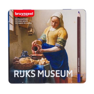 Набор цветных карандашей Bruynzeel "Ruks museum" 24 штук в металлическом пенале