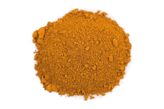 Пигмент художественный "Kremer" Dark Ochre German (Охра немецкая темная яркая), 1000 гр.