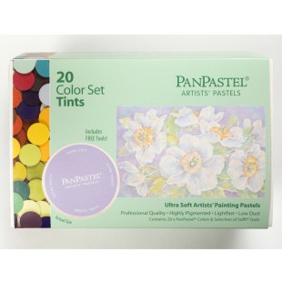 Набор сухой пастели PanPastel "Tints" 20 цветов PP30204