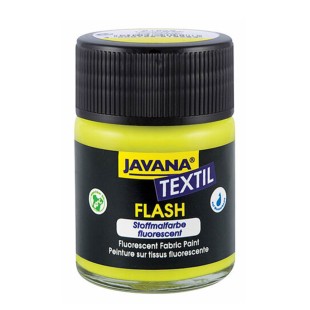 Краска по тканям Kreul "Javana Textil Flash" 50 мл, Неоновый желтый