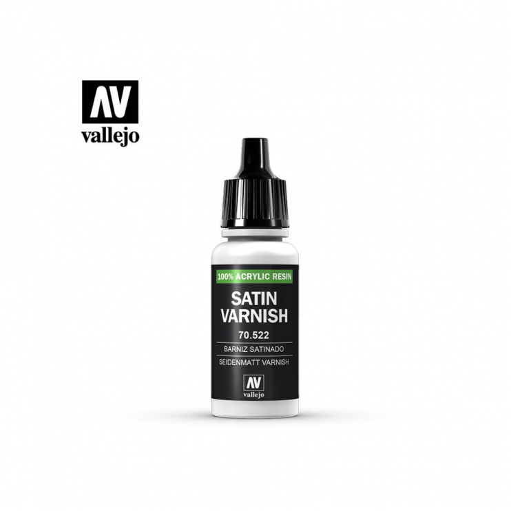 Акриловый лак для моделизма "Vallejo" 70.522 сатиновый, 18 мл