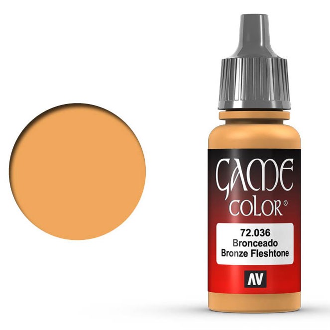 Краска акриловая для моделизма Vallejo "Game Color" 72.036 Bronze Fleshtone