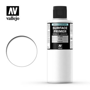 Акрилово-полиуретановый грунт Vallejo "Surface primer" Белый/ 200мл