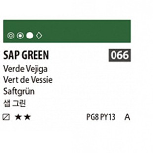 Краска акриловая Shinhan "Essence" №66 Зеленый травяной (крушина), туба 50мл