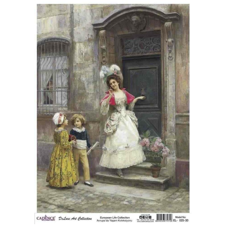 Рисовая карта 30х42см, EL025