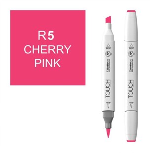 Маркер Touch Twin "Brush" цвет R5 (розовый вишневый)