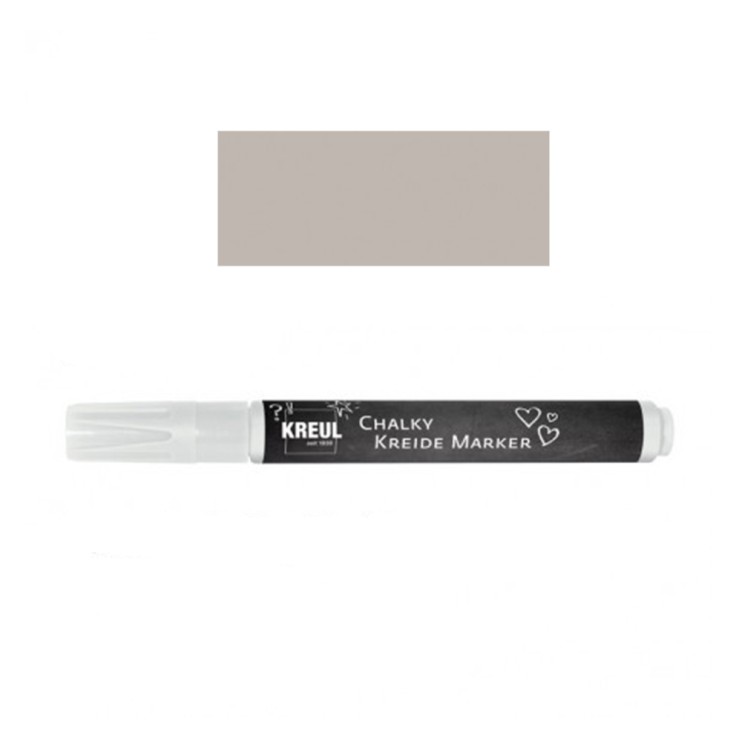 Маркер меловой Kreul "Chalky", 2-3мм, Ореховый