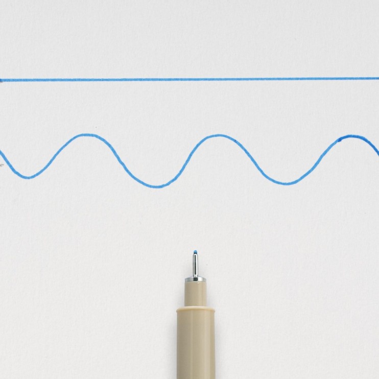 Ручка капиллярная Sakura "Pigma Micron" 04 Синий