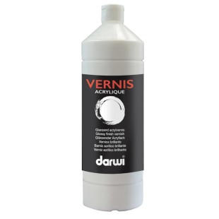 Лак водно-акриловый Darwi "Vernis" глянцевый, 1л