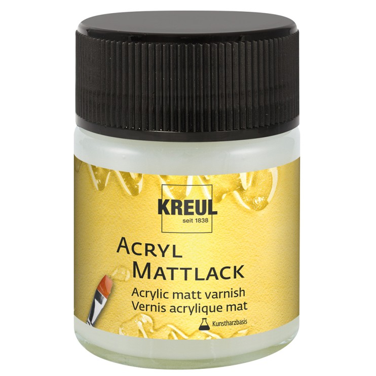 Лак акриловый Kreul "Acryl Mattlack" 50мл, матовый, бесцветный