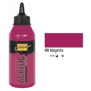 Краска акриловая Solo Goya "Acryl" №09 Маджента, 250мл