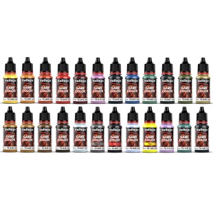 Набор красок для моделизма Vallejo "Game Color" №1 Combination, 24 цвета,  
