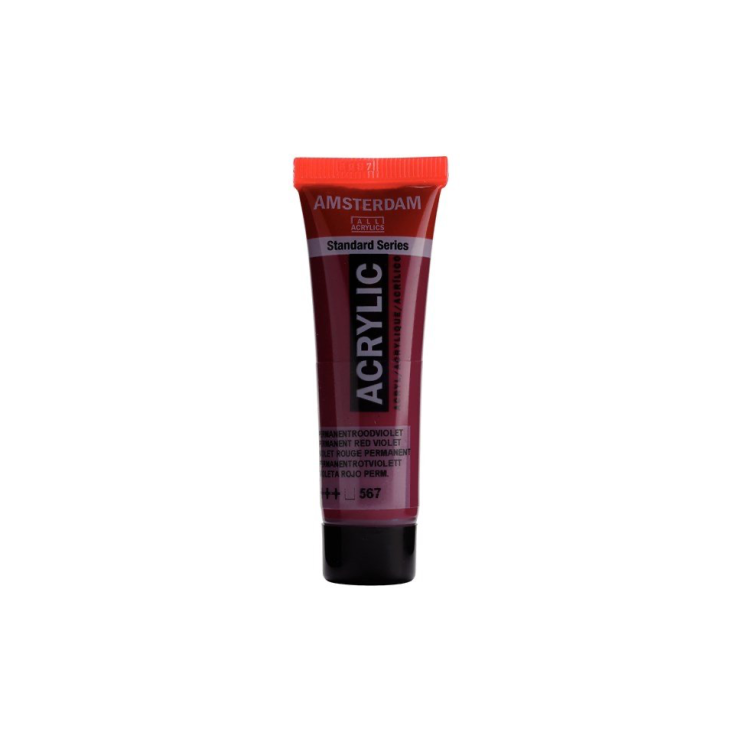 Краска акриловая "Amsterdam" №567 Красно-фиолетовый устойчивый /20мл