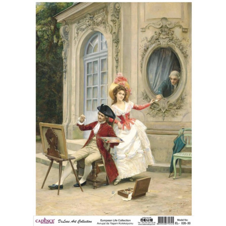 Рисовая карта 30х42см, EL026