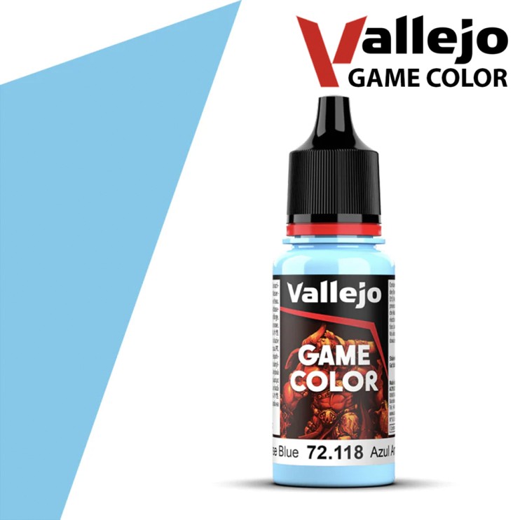 Краска акриловая для моделизма Vallejo "Game Color" 72.118 (Sunrise Blue), 18мл