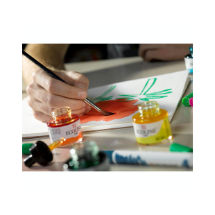 Блок бумаги для акварели "Ecoline" 24х32см, 12л, 290гр/м²