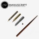Набор Manuscript №6, 3 пера (№256, 518, 801)  + держатель
