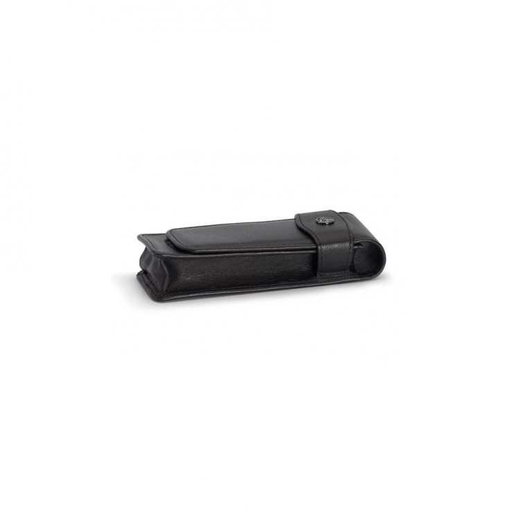 Пенал кожаный Kaweco "Flap Pouch" для 3 коротких ручек, Black (10000268)