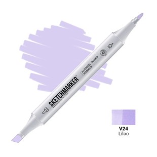 Маркер двусторонний Sketchmarker "Classic" V24 Сиреневый