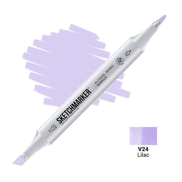 Маркер двусторонний Sketchmarker "Classic" V24 Сиреневый