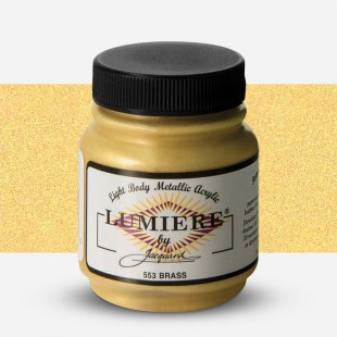 Краска по тканям металлическая "Lumiere" #553 латунь