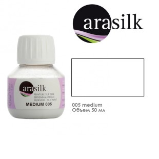 Медиум бесцветный для красок по ткани Arasilk "Silk paint" 50мл