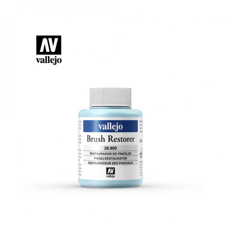 Очиститель кистей Vallejo "Brush Restorer" 28.890 на водной основе, 85 мл