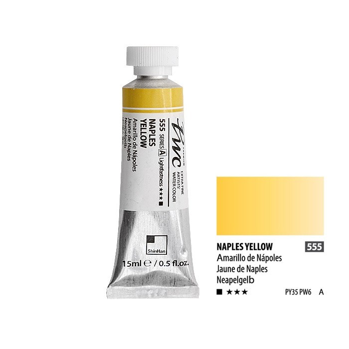 Краска акварельная SH "PWC" 3 тубы (№531, 543, 555) по 15мл