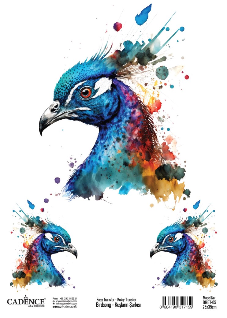 Трансфер BRET-05 25х35см, шт