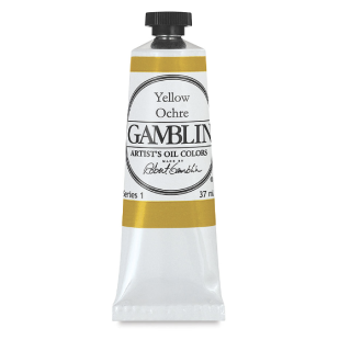 Масляная краска Gamblin "Artist" Yellow Ochre (Охра желтая), туба 37мл