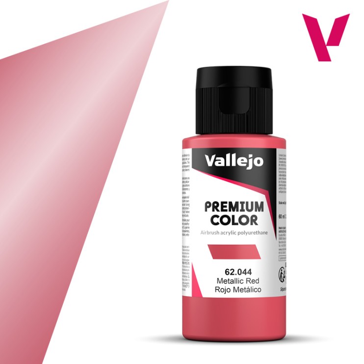 Акрил для аэрографии "Premium" 62.044 (Metallic Red), 60 мл