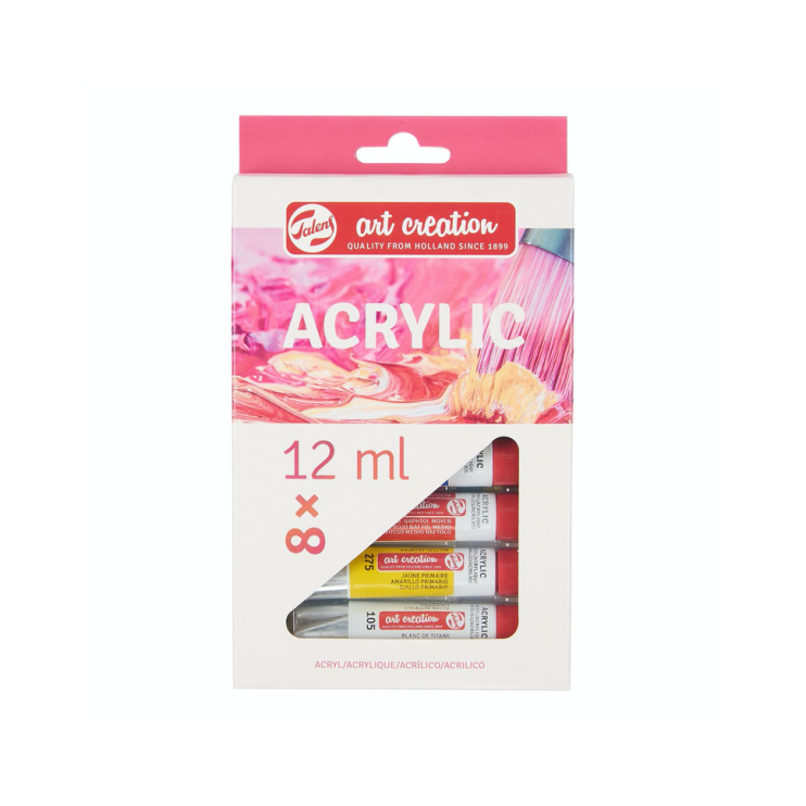 Набор акриловых красок Art Creation "Acrilic" 8 туб по 12 мл