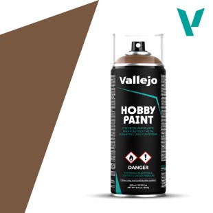 Грунт-краска универсальная Vallejo "Hobby Paint" Beasty Brown/ Звериный Коричневый 28.019, 400 мл