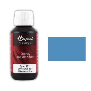 Краситель по шелку HDupont "Classique" 125 мл, №221 Циан