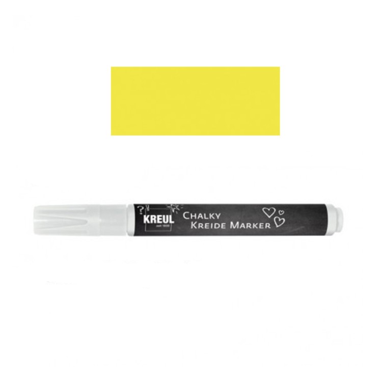 Маркер меловой Kreul "Chalky", 2-3мм, Неоновый
