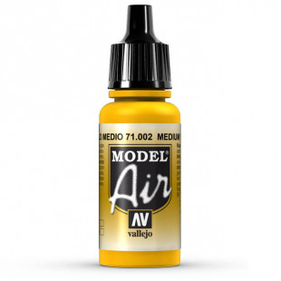 Краска для аэрографии "Model Air" цвет 71.002 (Medium Yellow)
