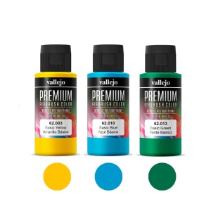 Набор из 3 красок "Premium" №002, 004, 013) по 60мл