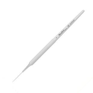 Синтетика лайнер круглая Roubloff "Aqua White" №1 обойма soft-touch на длинной ручке